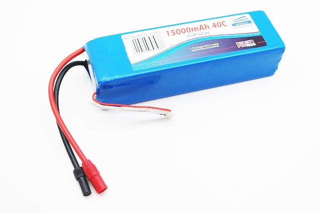 Pulsar Li-pol 22.2V 15000mAh, 40C, 6s1p, AS150  Pulsar Li-pol 15000mAh, 40c, 6s, AS150