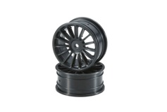 Wheel(15-Spoke/Black/24mm/2pcs)
