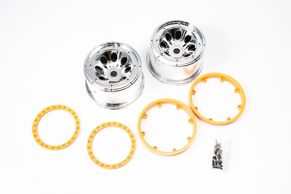 Wheel(Silver Platige/Yellow/2pcs/MAD FOR