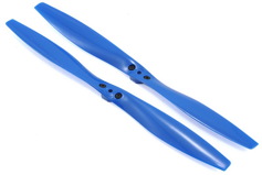 Rotor blade set, blue (2) (with screws)