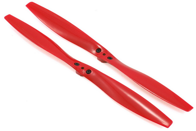 Rotor blade set, red (2) (with screws)