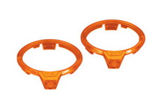 LED lens, motor, orange (left & right)
