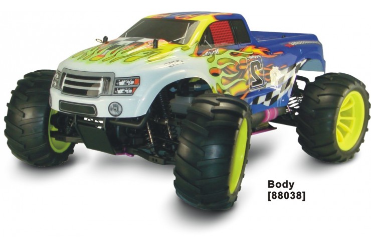   1/10 Scale R/C Gas Powered 4WD off-Road Truck