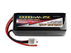  LiPo Vant - 22.2V 10000mAh 25C soft case battery and XT90-S plug