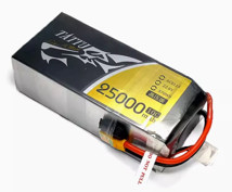  LiPo TATTU 25000mAh 22.8V 10C 6S1P with XT90-S High Voltage