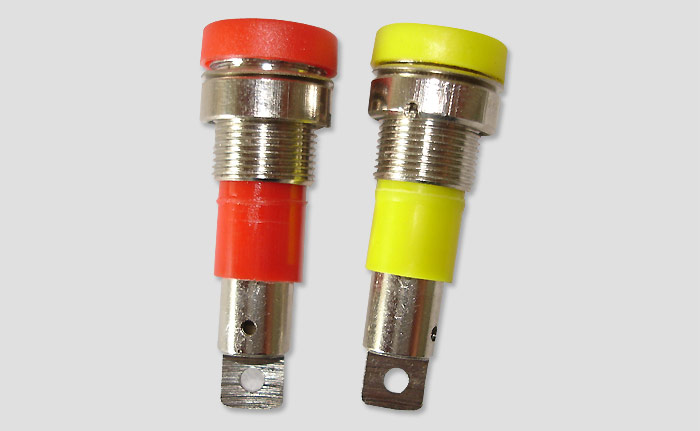  D4.0mm gold Nickel plated Binding post 1 (Red or Yellow)