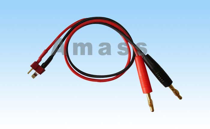   - male Deans T-plug to 4mm banana plug (16awg silicon wire 30cm)