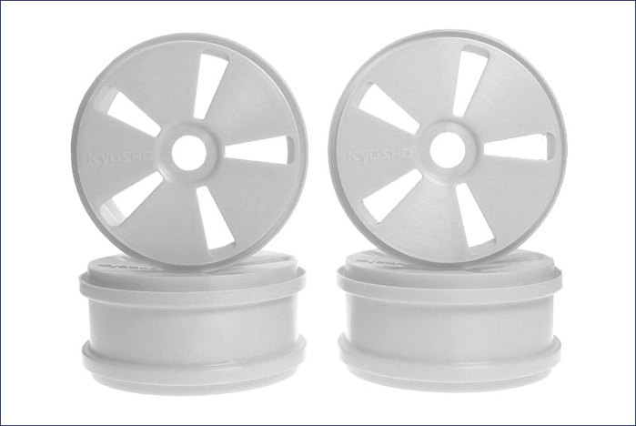 Hard Dish Wheel(White/MP777/4pcs)