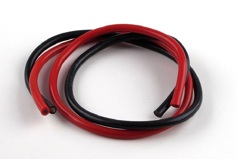 Silicone Wire 10AWG black/red