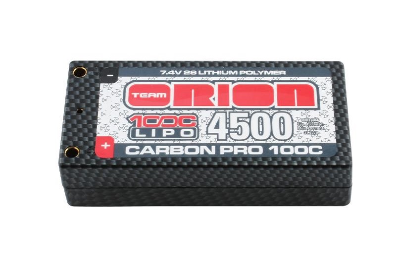 Carbon Pro Team Orion LiPo 7,4(2s) 4500mAh 100C Hard Case Tubes