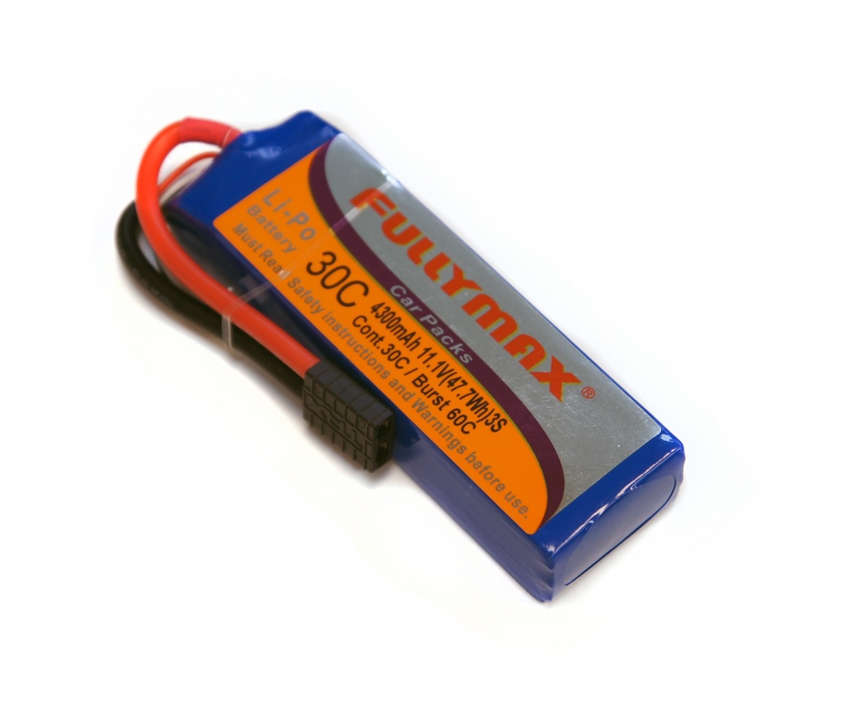 Аккумулятор LiPo Fullymax 11.1V 4300мАч 30C (Traxxas)