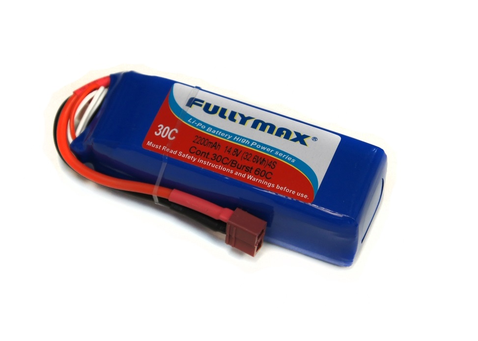 Аккумулятор Fullymax LiPo 14,8V 4S 25C 2200mAh