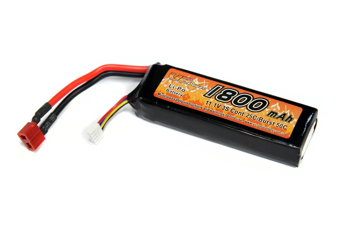 Аккумулятор LiPo VBpower 11.1V 1800мАч 25C