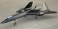 Модель самолета CYmodel SR-71 Blackbird размах 965 мм