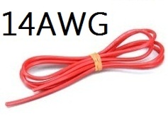 14AWG 707/0.06 OD3.4MM красный (1метр)
