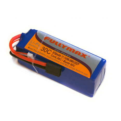Аккумулятор LiPo Fullymax 11.1V 8700мАч 30C (Traxxas)