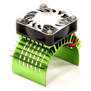 Радиатор с куллером (зеленый) для 750 двигателя Traxxas Summit & Revo