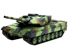 Радиоуправляемый танк Heng Long Leopard 2A6 1:16 2.4GHz с пневматической пушкой и дымом