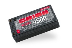     Team Orion Batteries Carbon Pro LiPo 7,4(2s) 4500mAh 100C Hard Case 5 mm Tubes