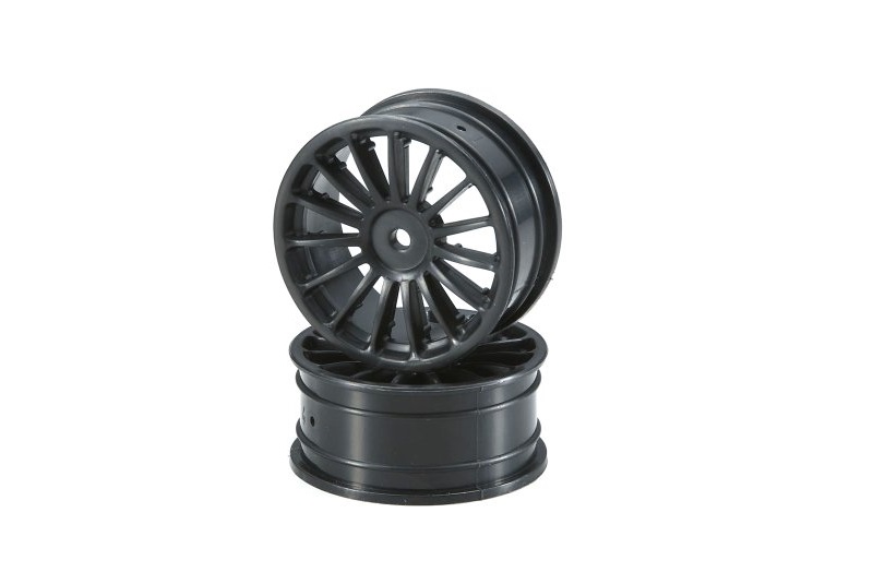 Wheel(15-Spoke/Black/24mm/2pcs)