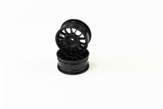 Wheel (14-Spoke/Black/24mm/2pcs)