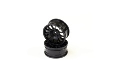 Wheel(14-Spoke/Black/Offset4mm/24mm/2p)