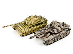 1:28 Танковый бой T90 vs Tiger II