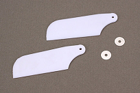 Blade Лопасти хвостовые, пластик, белые: 450 3D, 450 X