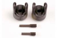 Transmission output yokes (heavy-duty) (2)/ set screw yoke pins, M4/10 (1) & M4/18.5 (1)