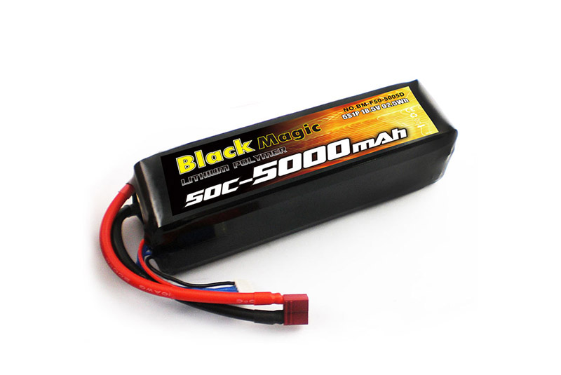 Аккумулятор Black Magic 22.2V 5000mAh 50C LiPo Deans plug