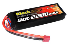 Аккумулятор Black Magic LiPo 11,1V (3S) 2200mAh 90C