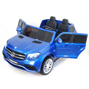 Детский электромобиль Mercedes Benz GLS63 LUXURY 4x4 12V 2.4G - White - HL228-LUX-голубой