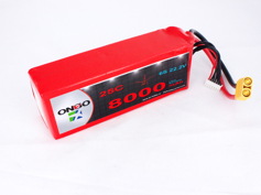 ONBO 8000mAh 6S 25C Lipo Pack