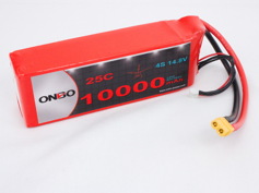 ONBO 10000mAh 4S 25C Lipo Pack