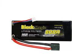 Black Magic 35C/8000mah/7.4V ,2S2P(hardcase w/Traxxas Plug) BM-A35-8002