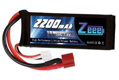 Аккумулятор Zeee Power 2s 7.4v 2200mah 50c