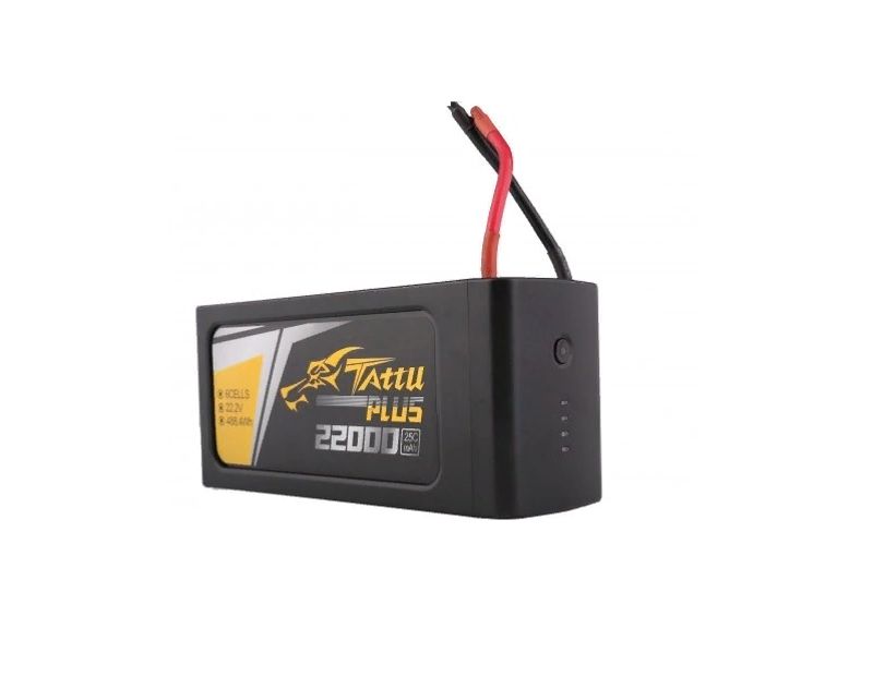 Аккумулятор LiPo TATTU Plus - 22.2В 22000мАч 25C (6S1P)