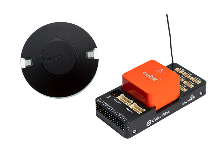 Комплект GPS HEX HERE GNSS V3 + Pixhawk 2.1 CUBE ORANGE+ (в офисе)