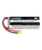 Аккумулятор LiPo HRB - 22.2В 5200мАч 50C (6S, SoftCase, разъем XT60)