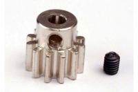 Gear, 12-T pinion (32-p) (mach. steel)/ set screw