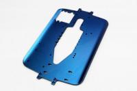 Chassis, 6061-T6 aluminum (4.0mm) (blue) (standard replacement for all Maxx series)