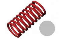 Spring, shock (red) (GTR) (4.9 rate silver) (std. front 120mm) (1 pair)