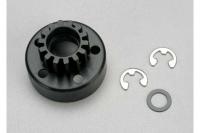 Clutch bell (14-tooth)/5x8x0.5mm fiber washer (2)/ 5mm e-clip (requires 5x10x4mm ball bearings part 