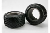 Tires, Response Pro 3.8" (soft-compound, narrow profile, short knobby design)/ foam inserts (2)