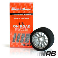 RB SpeedLine RCPLUS Tyres Touring 1/10 Rear 35 Glued on FDW rims
