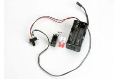 4-CELL BATT HOLDER/SWITCH (NIT-выключатль и кассета для бортового питания автомоделей с ДВС ( 6.0v 5А )