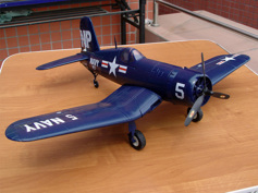 Радиоуправляемая модель самолета (Mini F4U Corsair, RTF, 4ch, 2.4G электро/ бесколлекторная система)