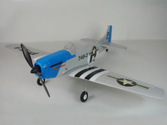 Радиоуправляемая модель самолета / P51 Mustang / RTF / 4ch / 2.4G / электро / готовый комплект /