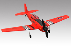Радиоуправляемая модель самолета / AT-6 / RTF / 4ch / 2.4G / Red / электро / готовый комплект /