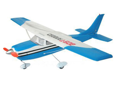 Радиоуправляемая модель самолета Cessna T206 / готовый комплект / RTF / 4ch / 2.4G / Blue /